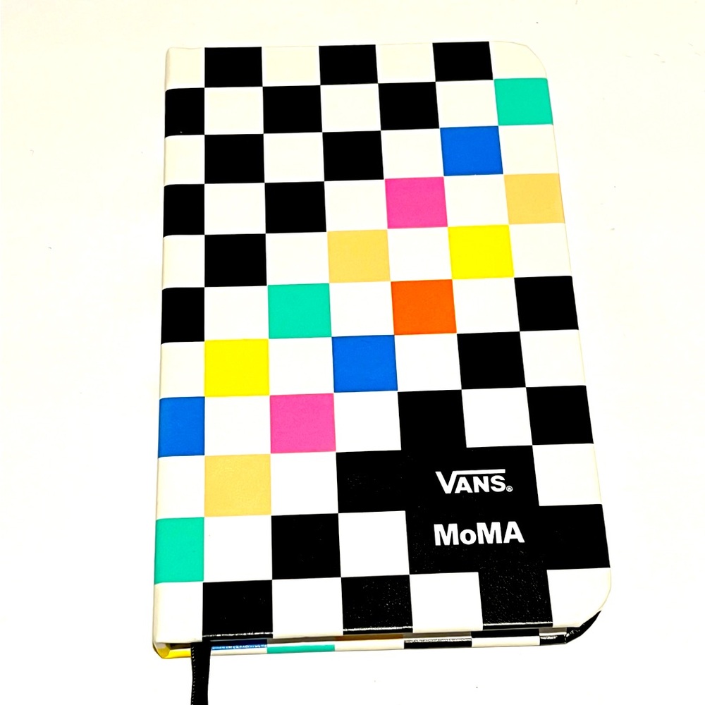 New VANS Off The Wall MoMA NOTEBOOK JOURNAL Exclusive MULTI CHECK Pad HARDBACK